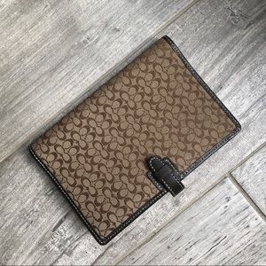 Coach Checkbook Case, Passport Case, Simple Wallet